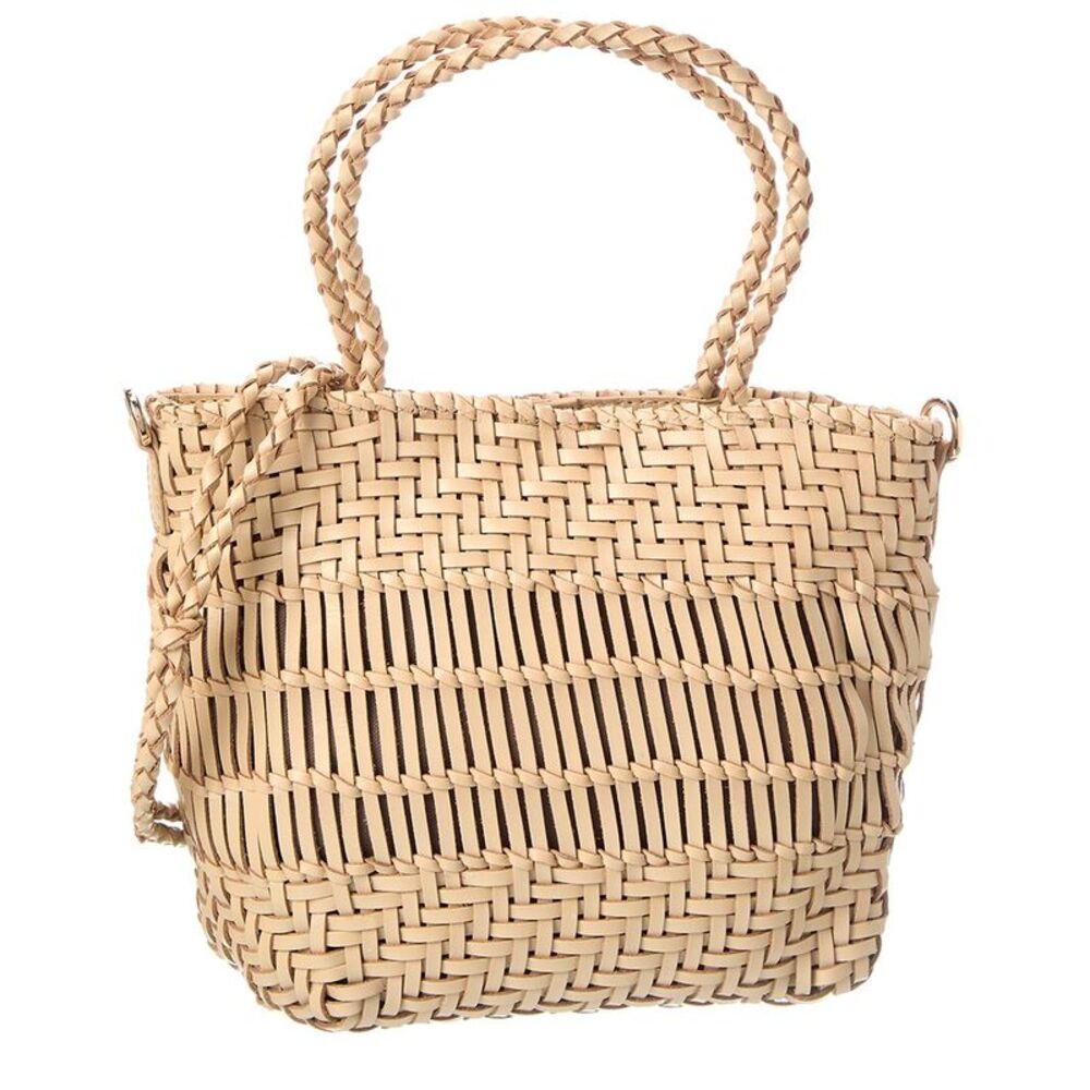 Rafé Kaya Leather Tote, Beige